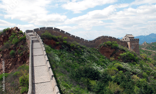 Great wall of China in Simatai