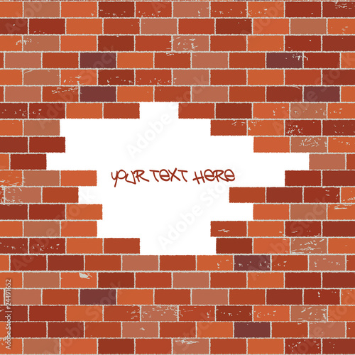 Wallpaper Mural Red brick wall Torontodigital.ca