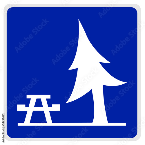 road sign - picnic area