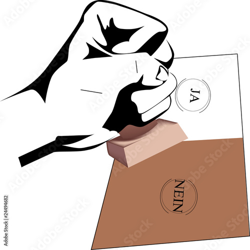 seçim ve referandum almanca oylama