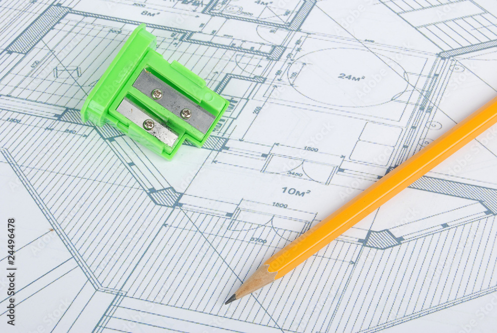 sharpener & pencil and blueprint sharpener & pencil and blueprint