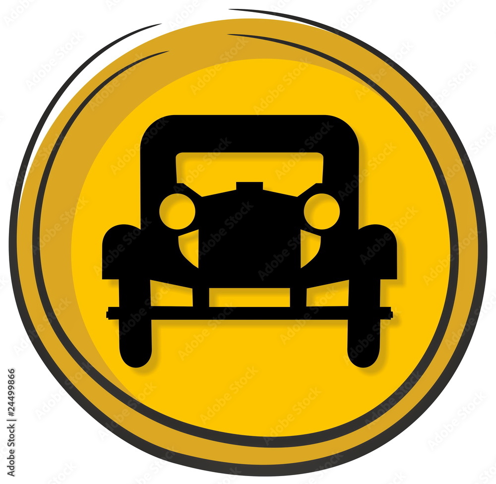 Fototapeta premium Oldtimer Logo