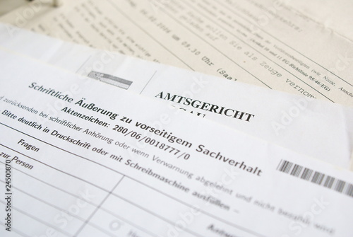 Amtsgericht / Vorladung