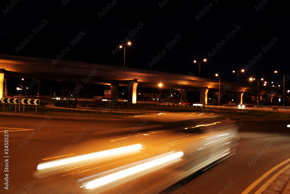 Fototapeta premium Car Lights