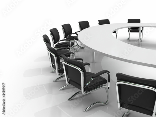 conference table and chairs