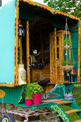 gypsy caravan inside