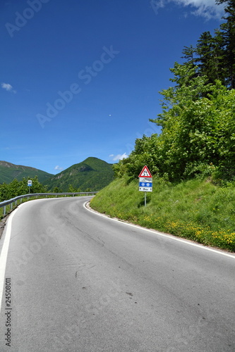 Straße in der Toskana