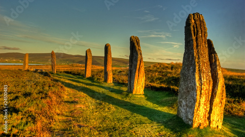 Ring of Brodgar Stones Orkney photo