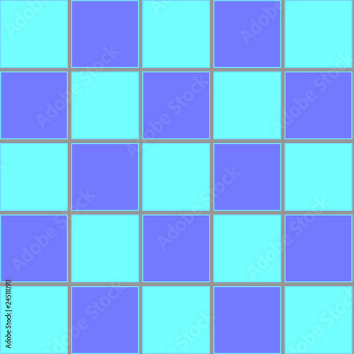 bathroom tiles in blue illustration