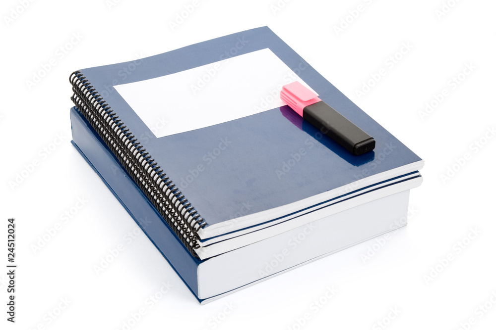 Blue school textbook Blue school textbook