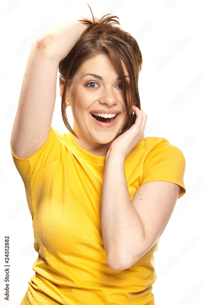 Fototapeta premium Portrait of beautiful woman