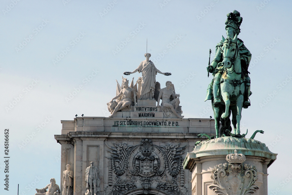 Obraz premium Arco Da Rua Augusta,Lisbon