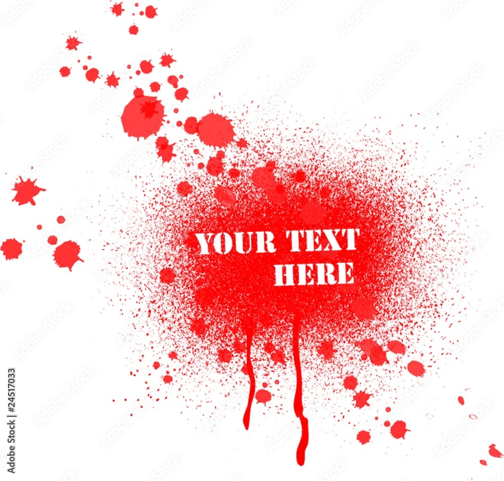 Obraz premium Spray grunge splatter