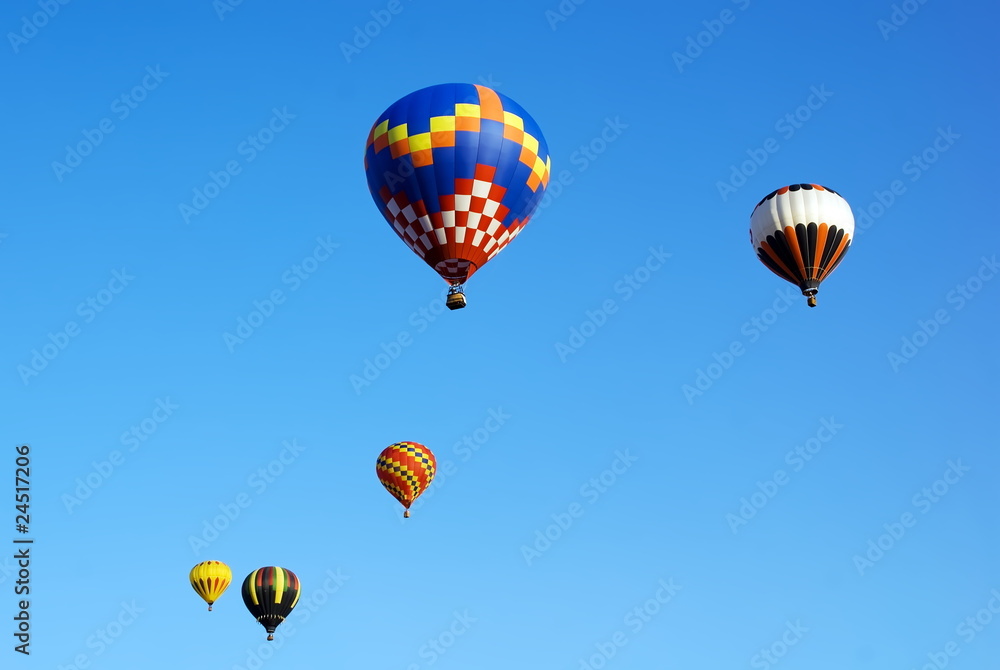 Naklejka premium Hot Air Balloons