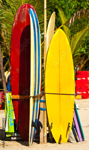 Surf boards, Kuta beach, Bali, Indonesia