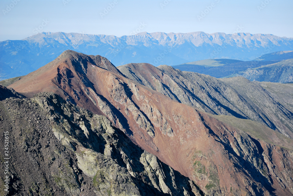 Pic de Col de Roig et la Serra del Cadi