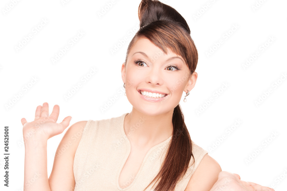 surprised woman face