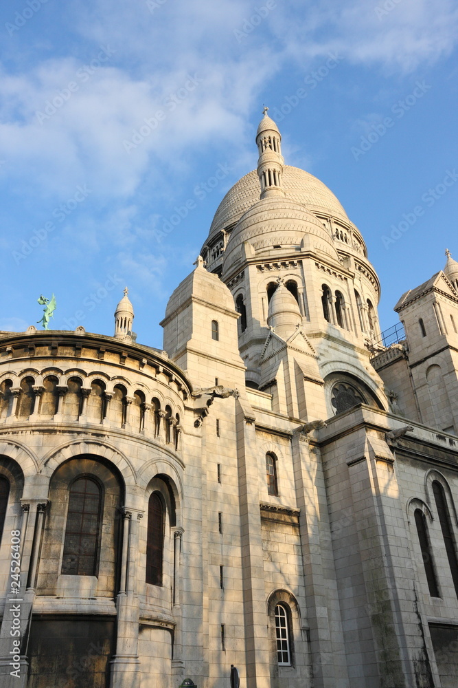 The Dome of Sacre Ceure cathedral in Paris