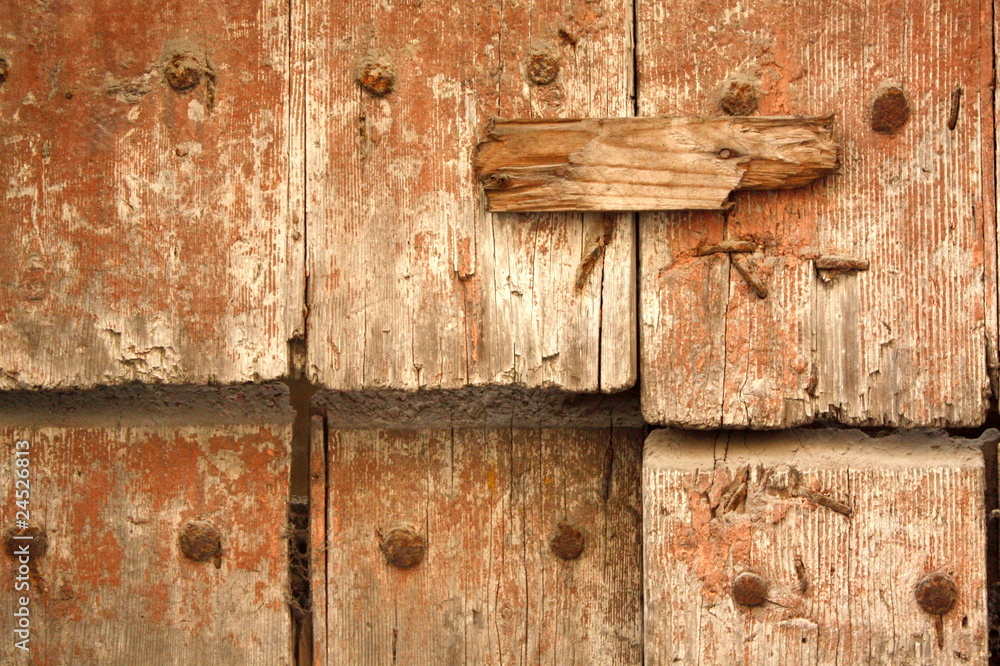 Puerta de Madera antigua (textura) Puerta de Madera antigua (textura)