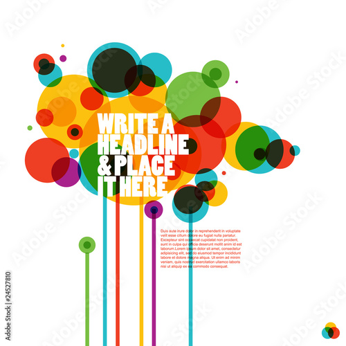 funky colorful design