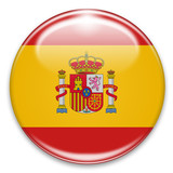 Spanien Fahne Flagge Button