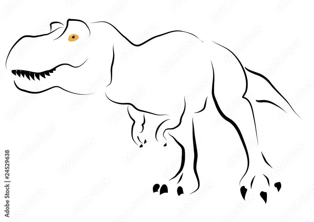 Tiranosaurio Rex estilizado Tiranosaurio Rex estilizado