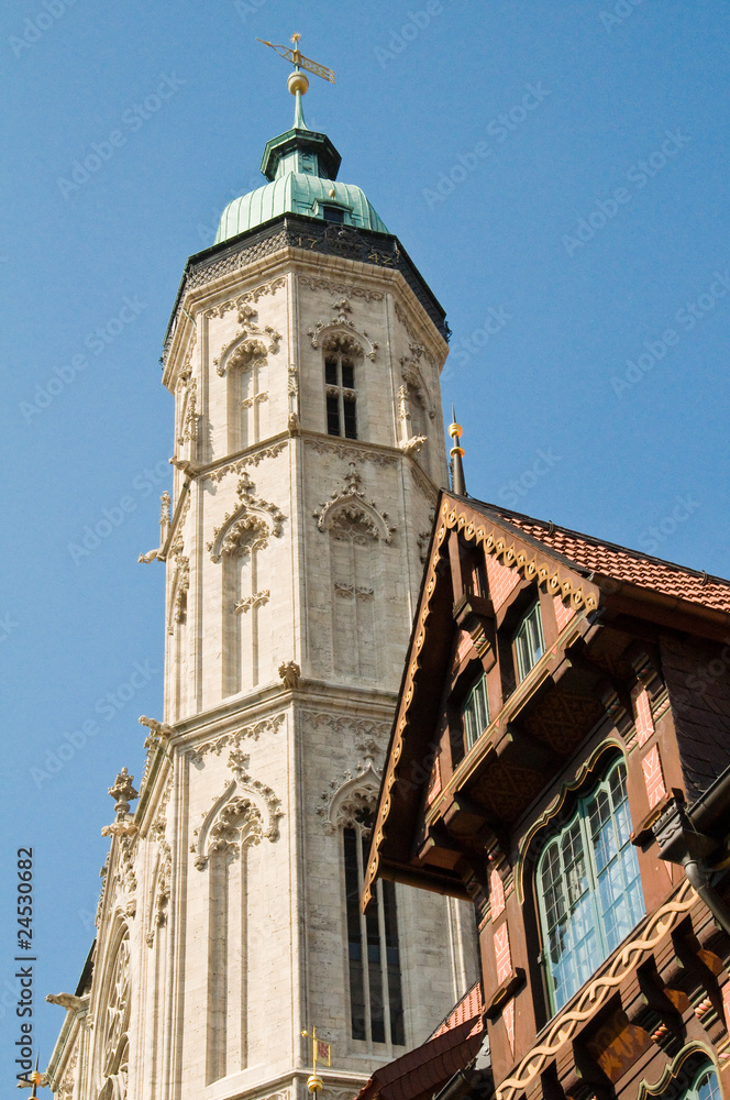 Andreaskirche und Alte Waage in Braunschweig