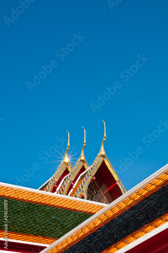 Roof of temple