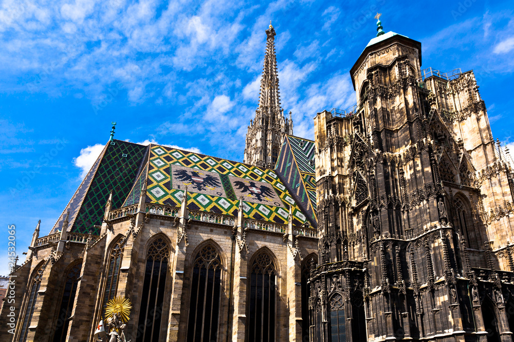 Obraz premium St. Stephan cathedral in center of Vienna