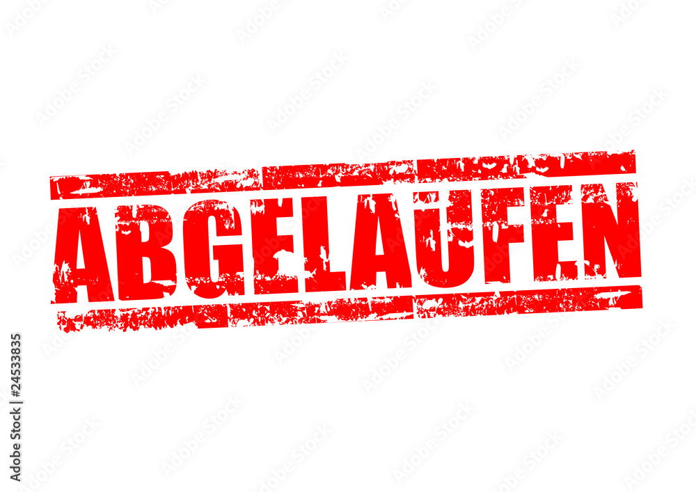 Abgelaufen StockIllustration Adobe Stock