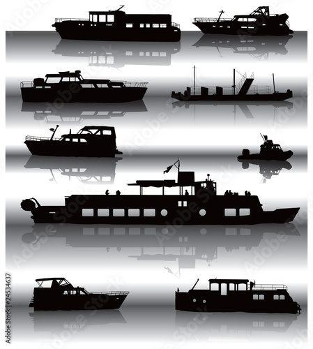 Ships with reflexions