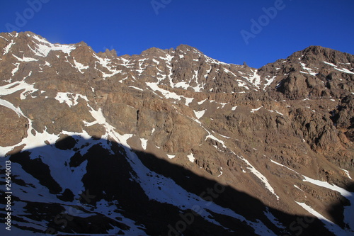 Berge im Toubkal-Nationalpark, Hoher Atlas - Marokko