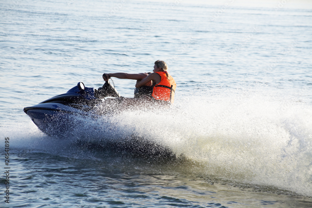 Fototapeta premium jet ski