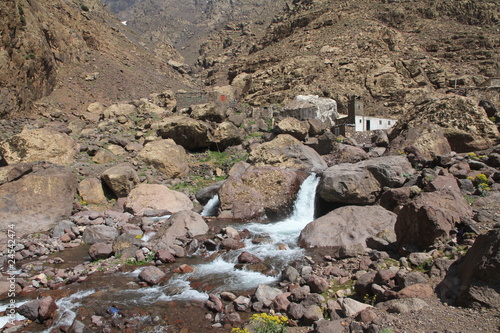 Kleine Moschee im Toubkal-Nationalpark - Marokko
