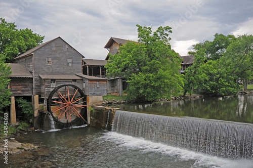 old water wheel