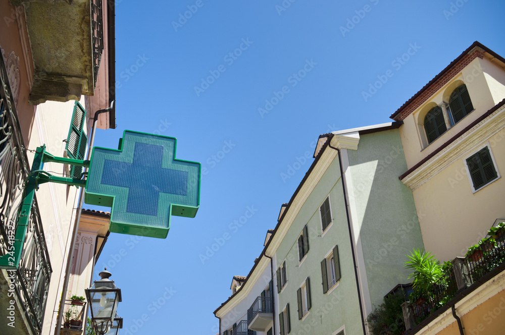 Obraz premium Town pharmacy