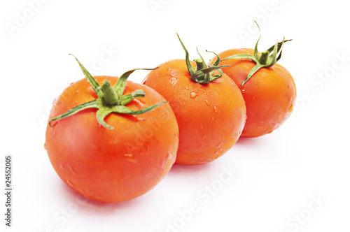 Wallpaper Mural tomatoes isolated on white background Torontodigital.ca