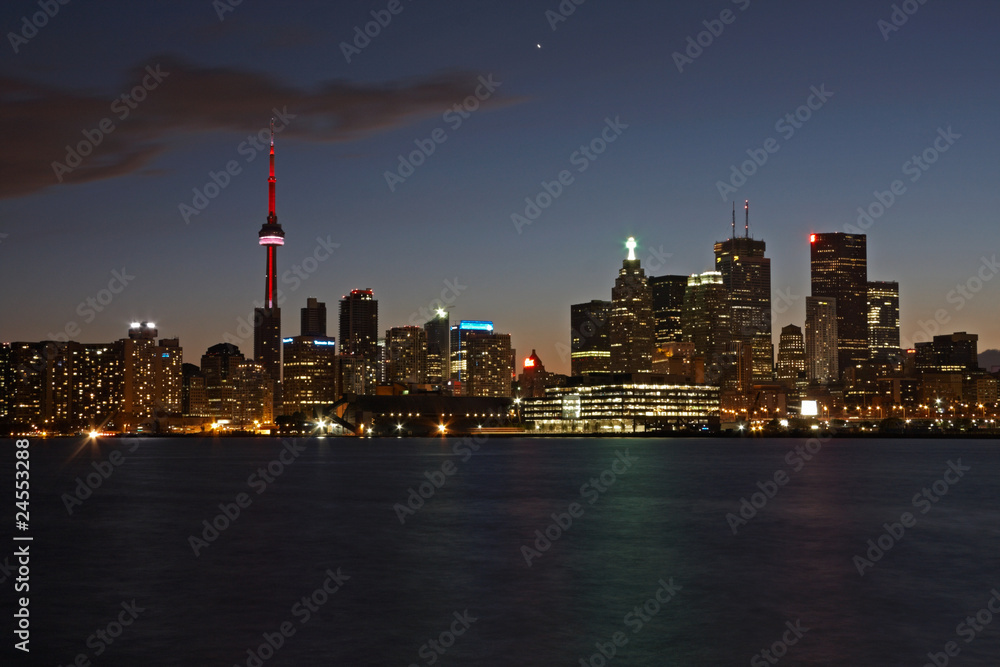 Fototapeta premium Toronto view at night
