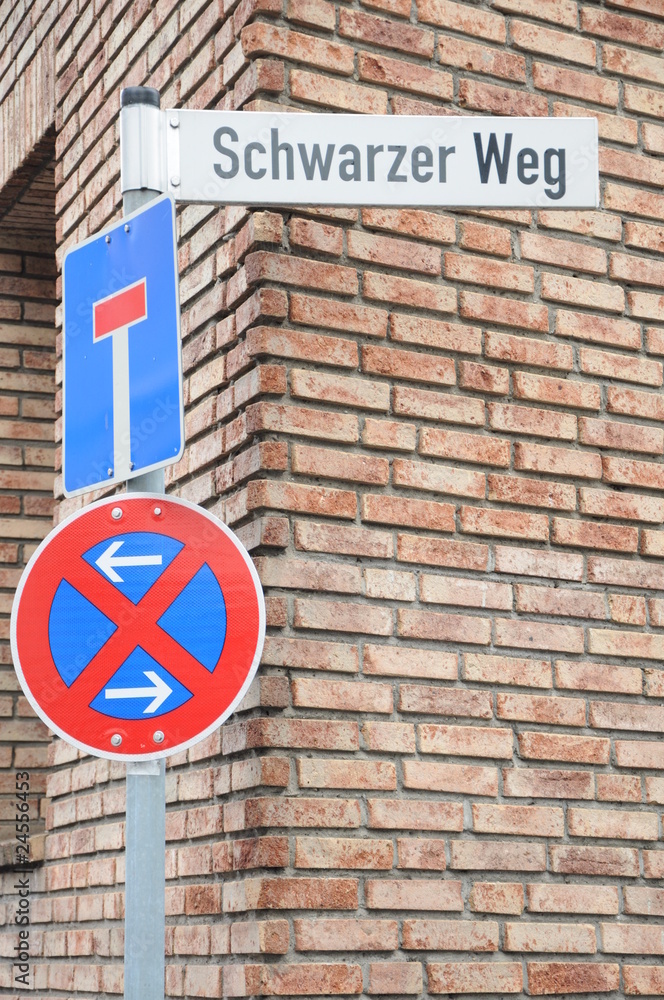 Naklejka premium Schild