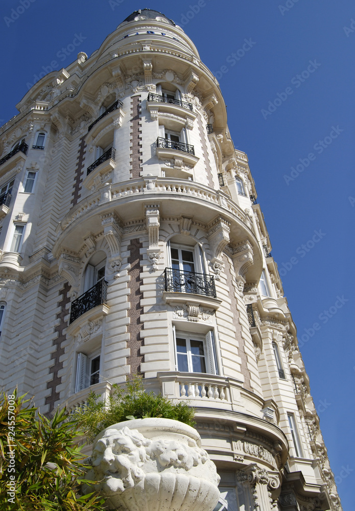 Ornate building. Cannes. Cote d'Azur. France