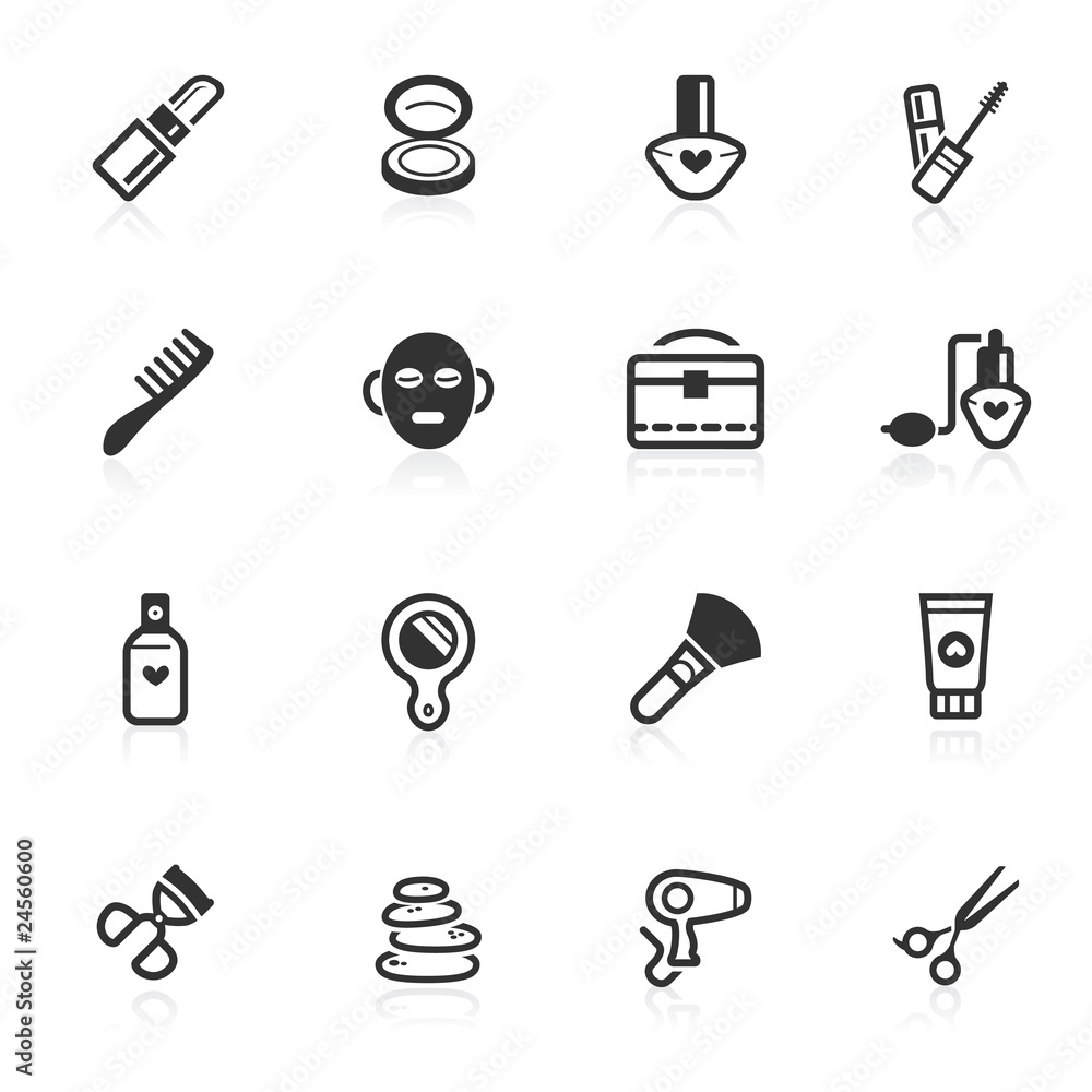 Make up & Beauty icons - minimo series Make up & Beauty icons - minimo series