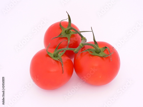a cluster of tomatoes