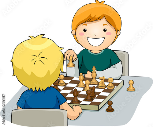 Boys Playing Chess