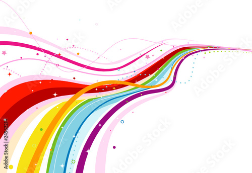 Abstract Rainbow Design