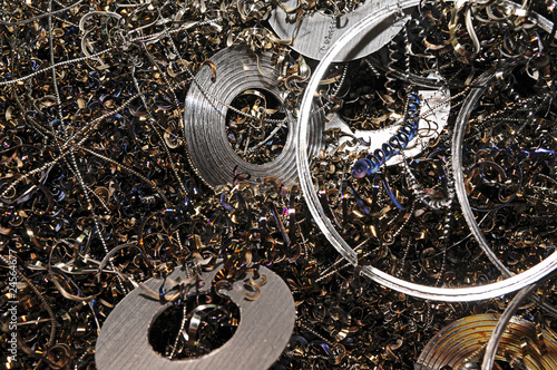 Abfall der metallverarbeitenden Industrie
