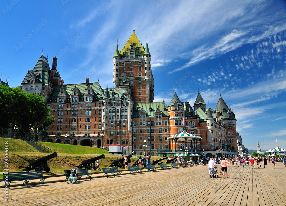 Obraz premium Zamek w Quebecu.