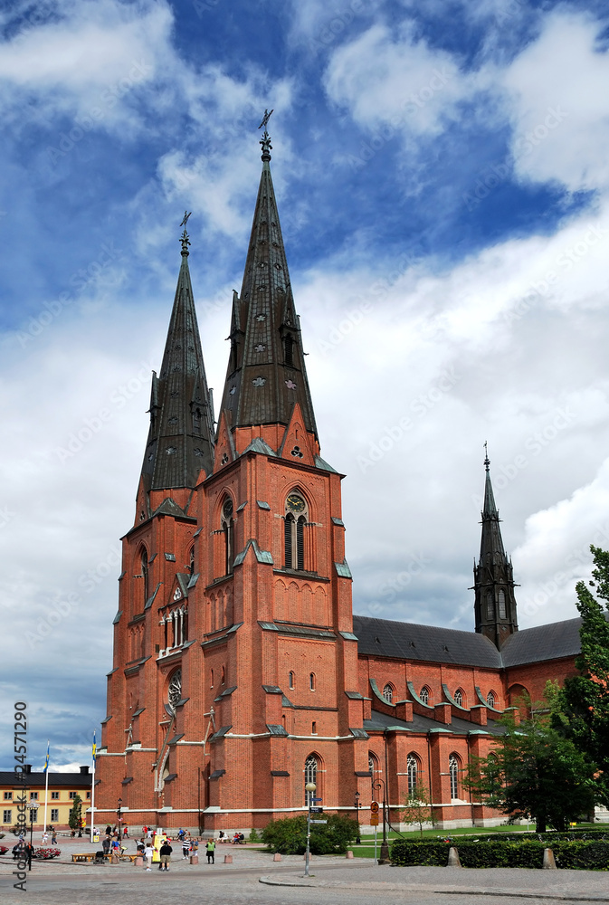 The Cathedral of Uppsala, 13 century The Cathedral of Uppsala, 13 century