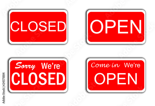 Open/Closed Signs