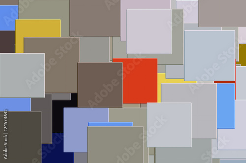Abstract multicolored squares pattern illustration