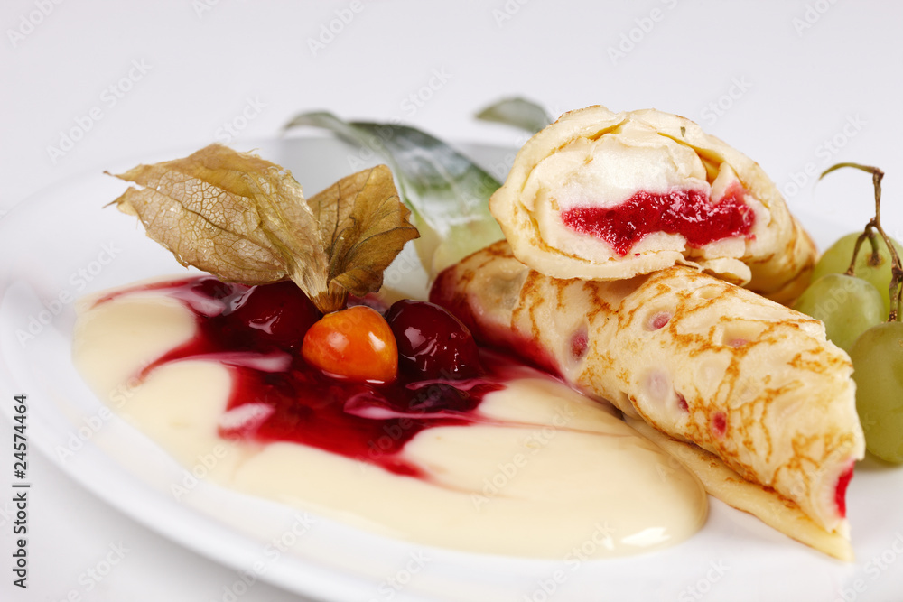 Gefülltes Crepe Gefülltes Crepe